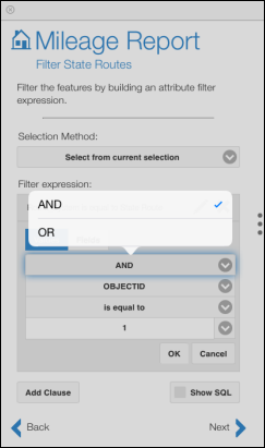 Adding a second attribute selection clause